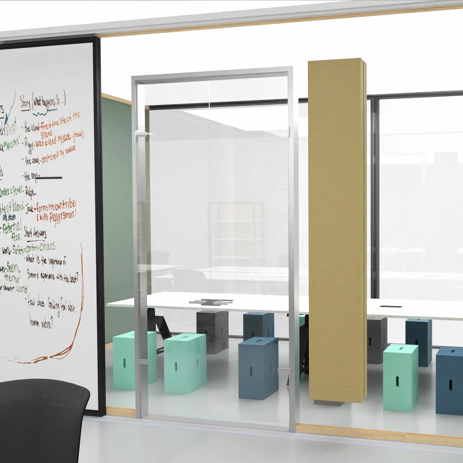 Glass partition system – 758 divide