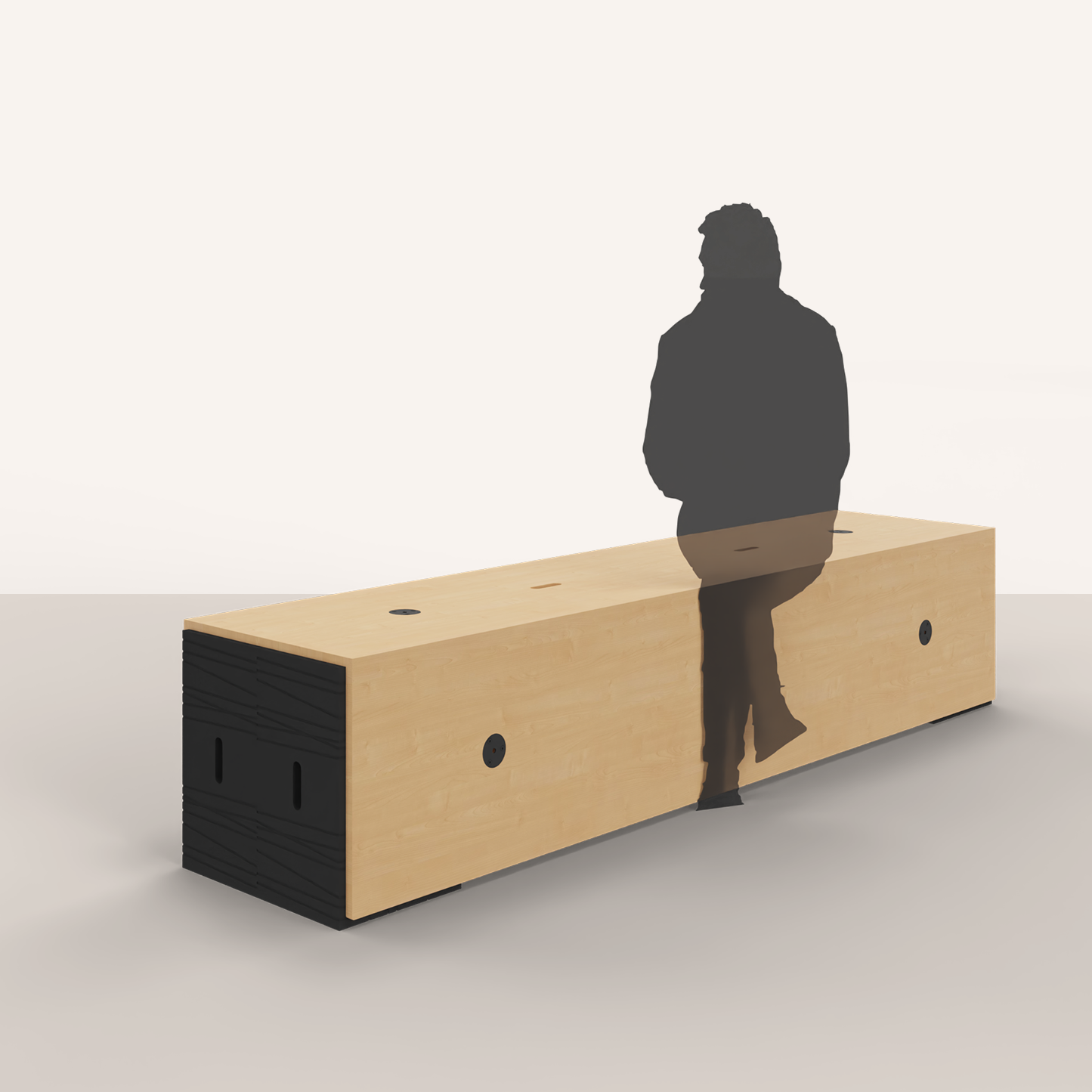 Modulare Sitzelemente: space companion U-Modul