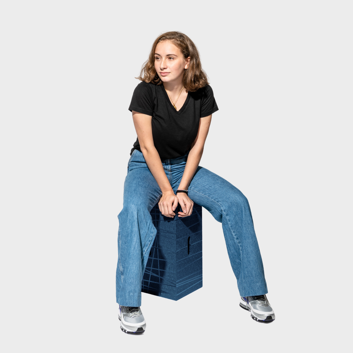 Multifunctional furniture - Xbrick® blue