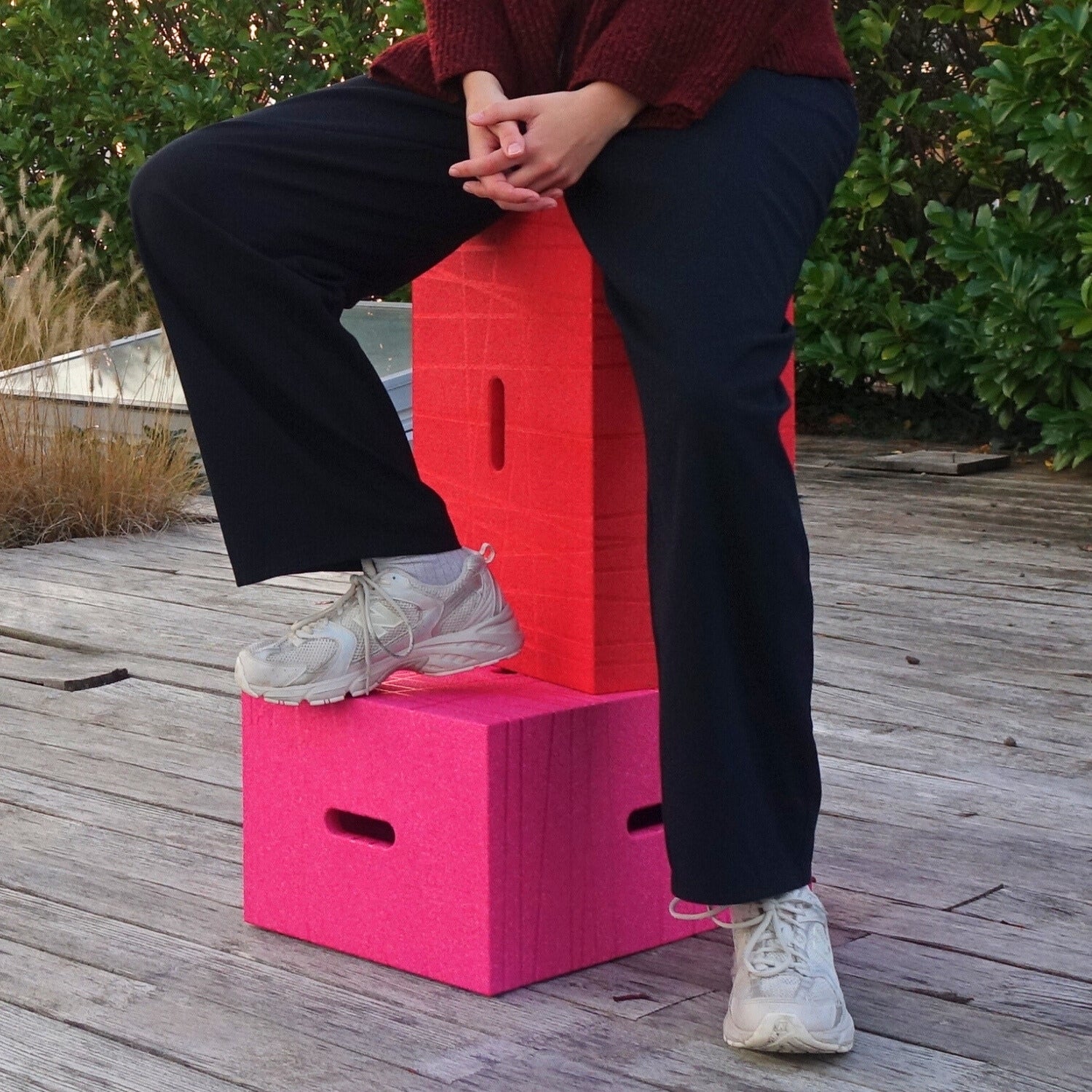 Multifunctional furniture - Xbrick® red