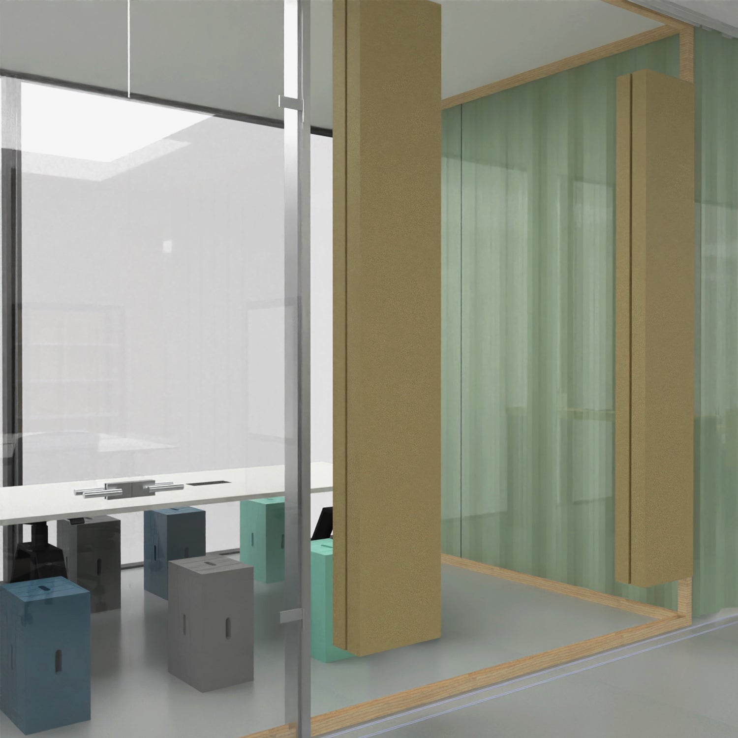 Raumsystem 758 Acoustics für effektive Schallabsorption und Raumakustik