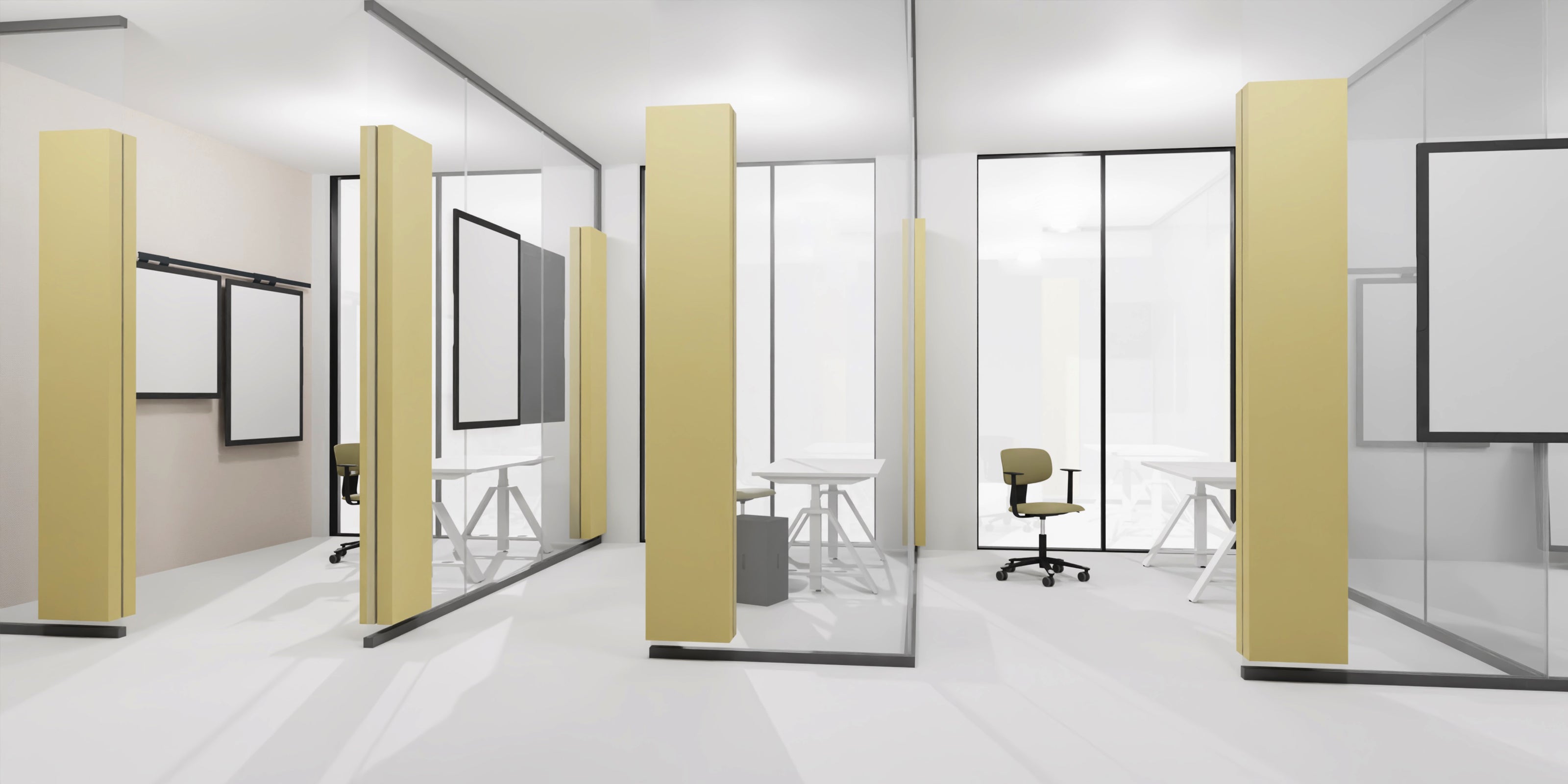 Raumsystem 758 Divide Acoustics zur Schallabsorption und Raumakustik