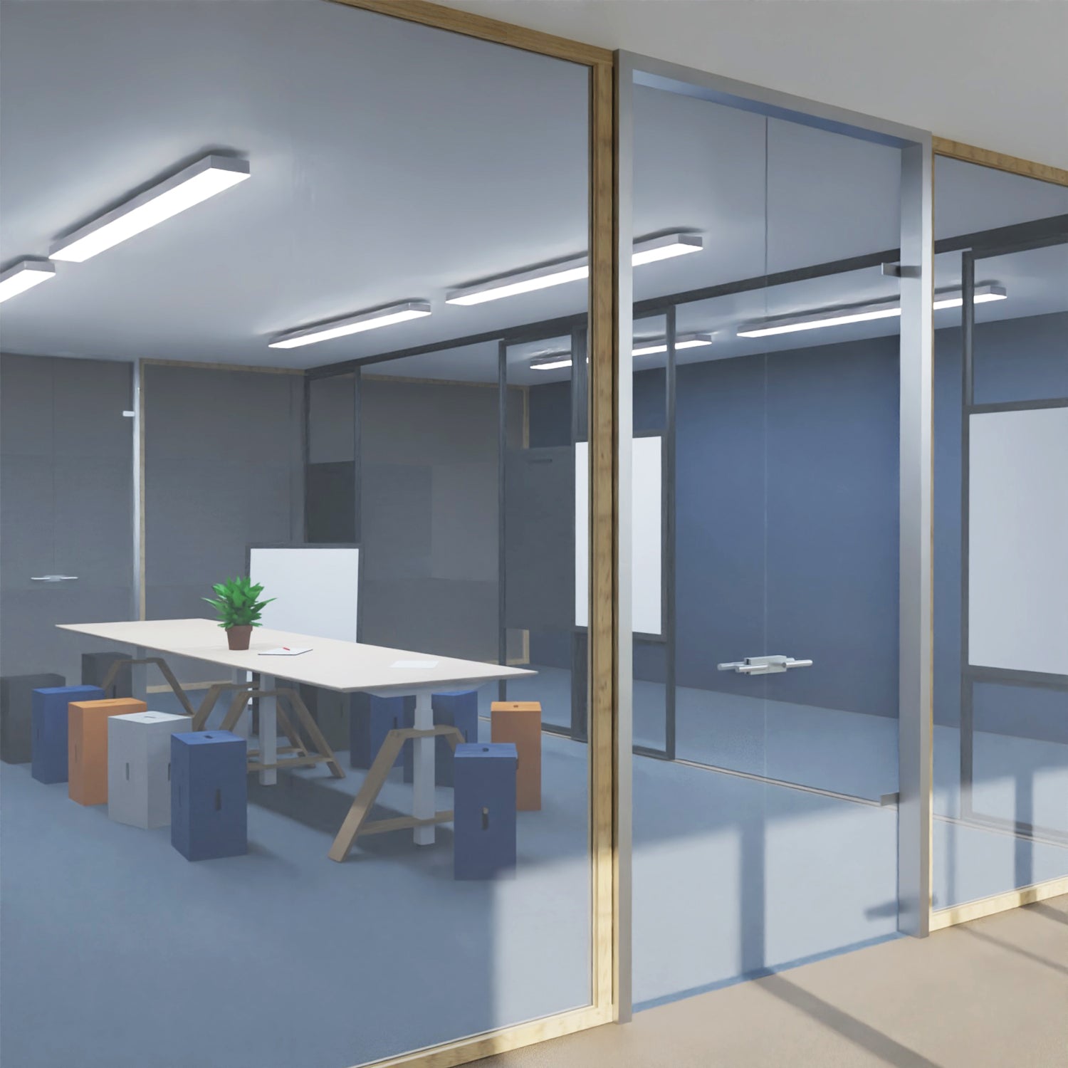 Glass partition system – 758 divide