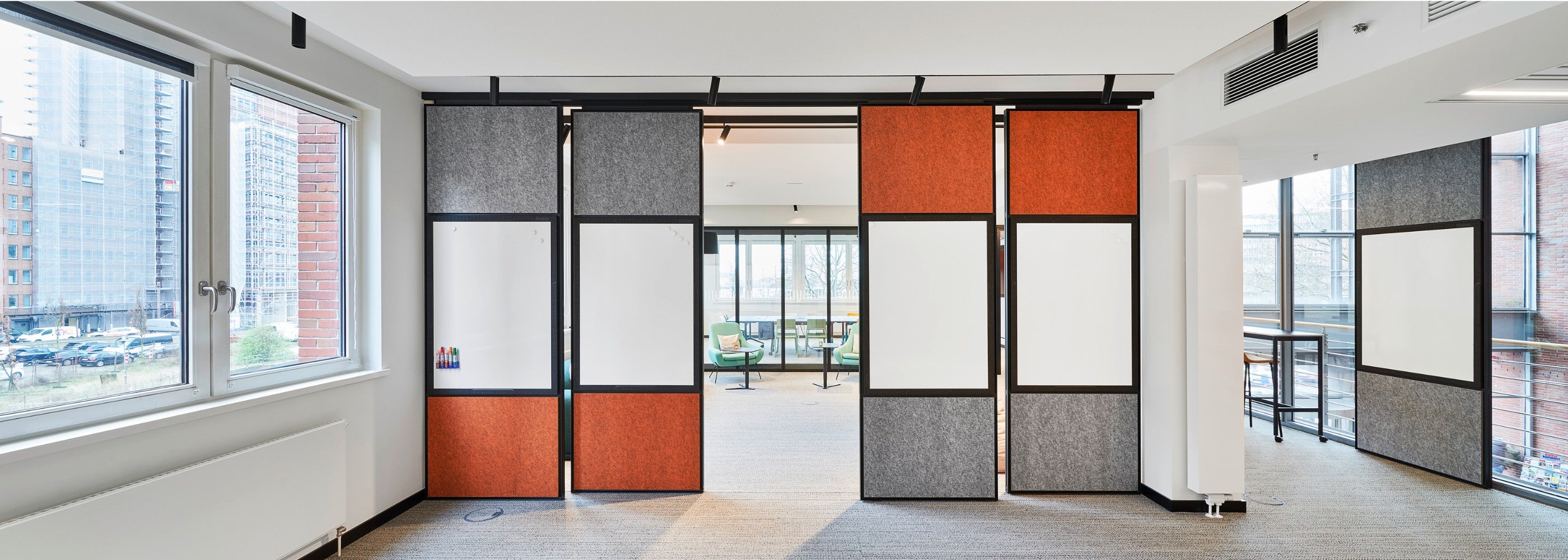 flomo Wall Whiteboard-System von Westermann für flexible Arbeitsbereiche