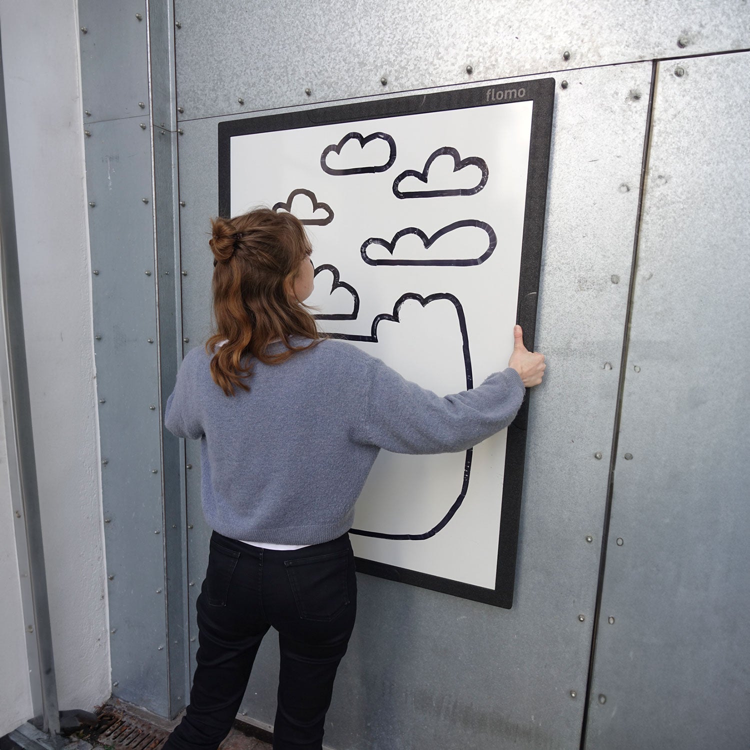 Whiteboard magnet with Velcro - flomo magnet