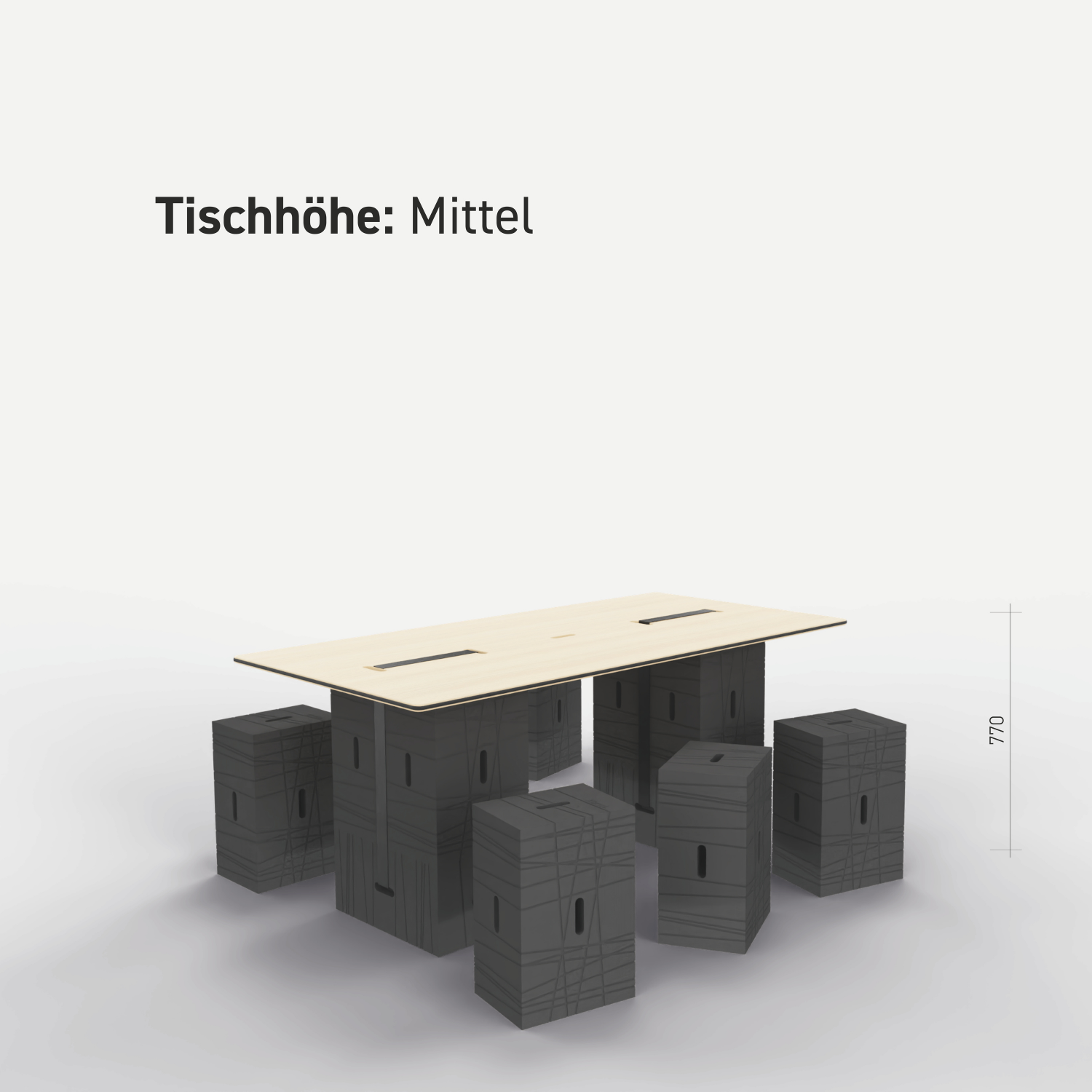 Set X-table "team" – Maker-Space-Arbeitsbereich