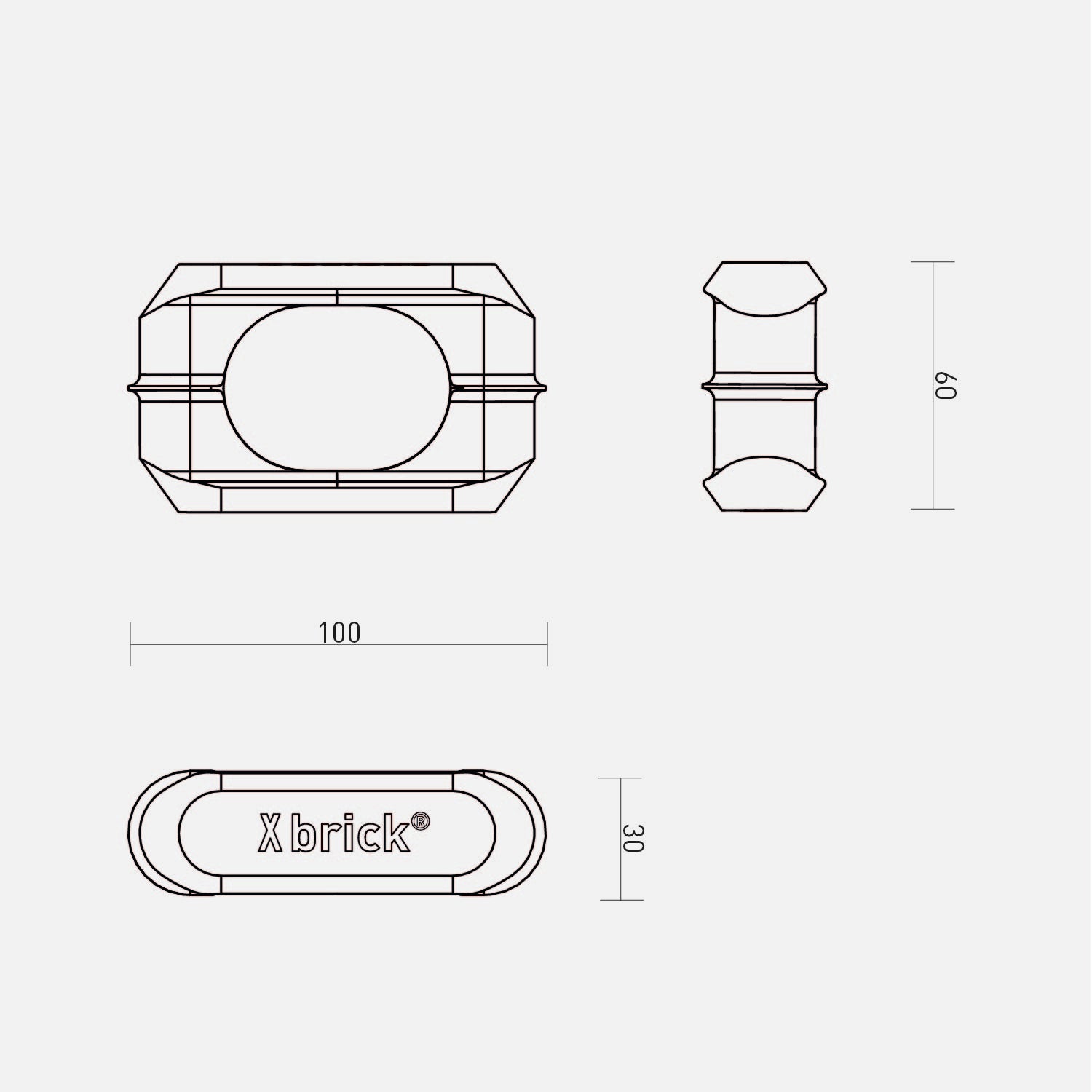 Connecting element - X-connector