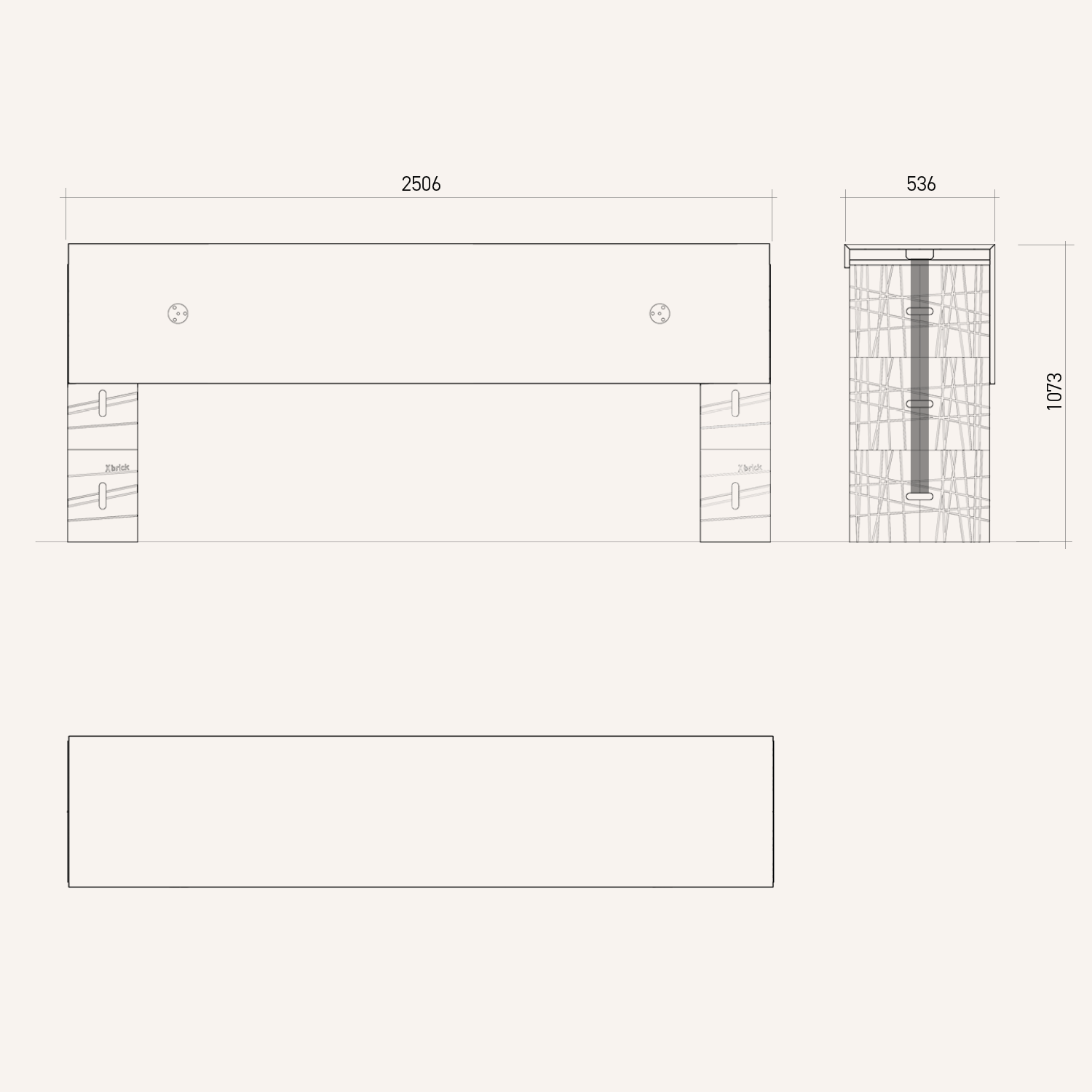 Modulare Tischelemente: space companion L-Modul