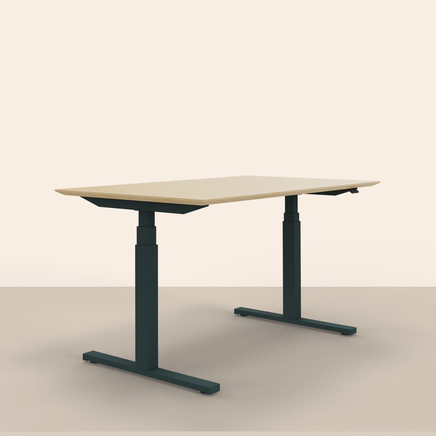 T-able height-adjustable desk