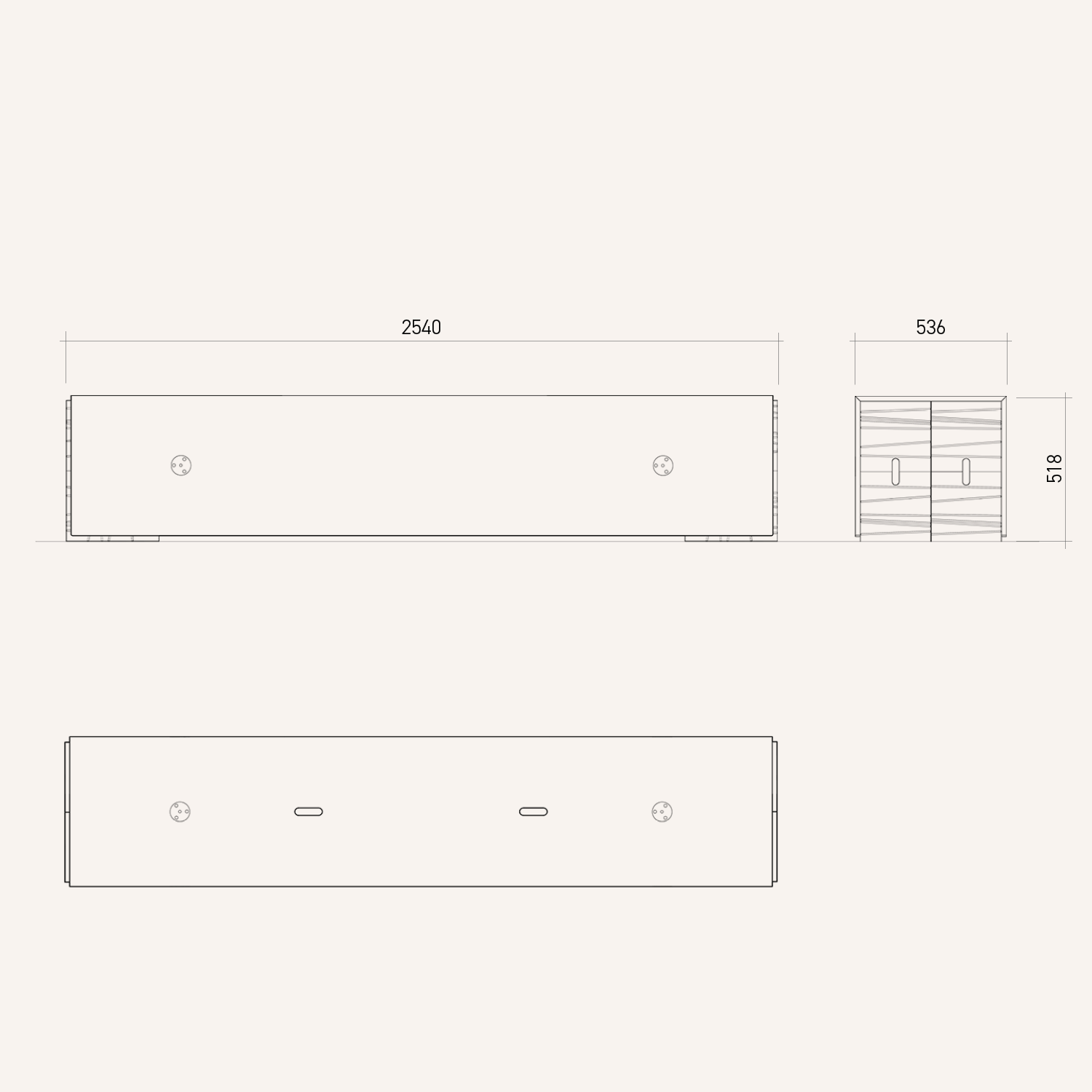 Modular table and seating elements: space companion U-Modul