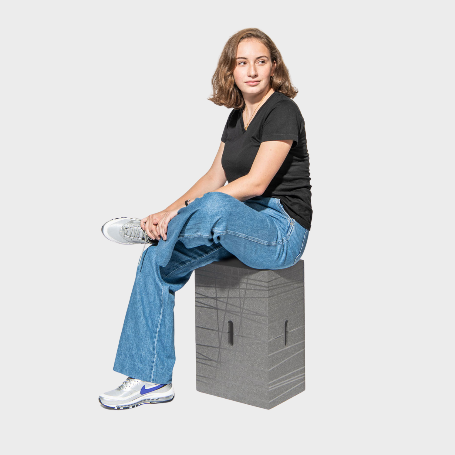 Multifunctional furniture - Xbrick® light gray
