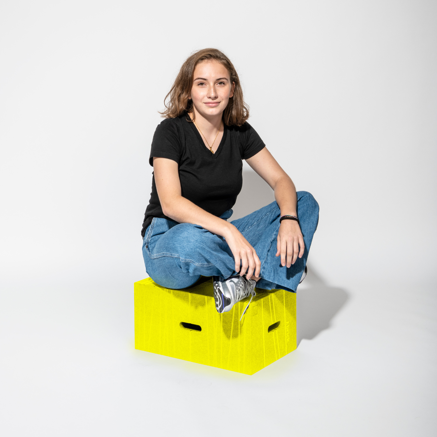 Multifunctional furniture - Xbrick® yellow