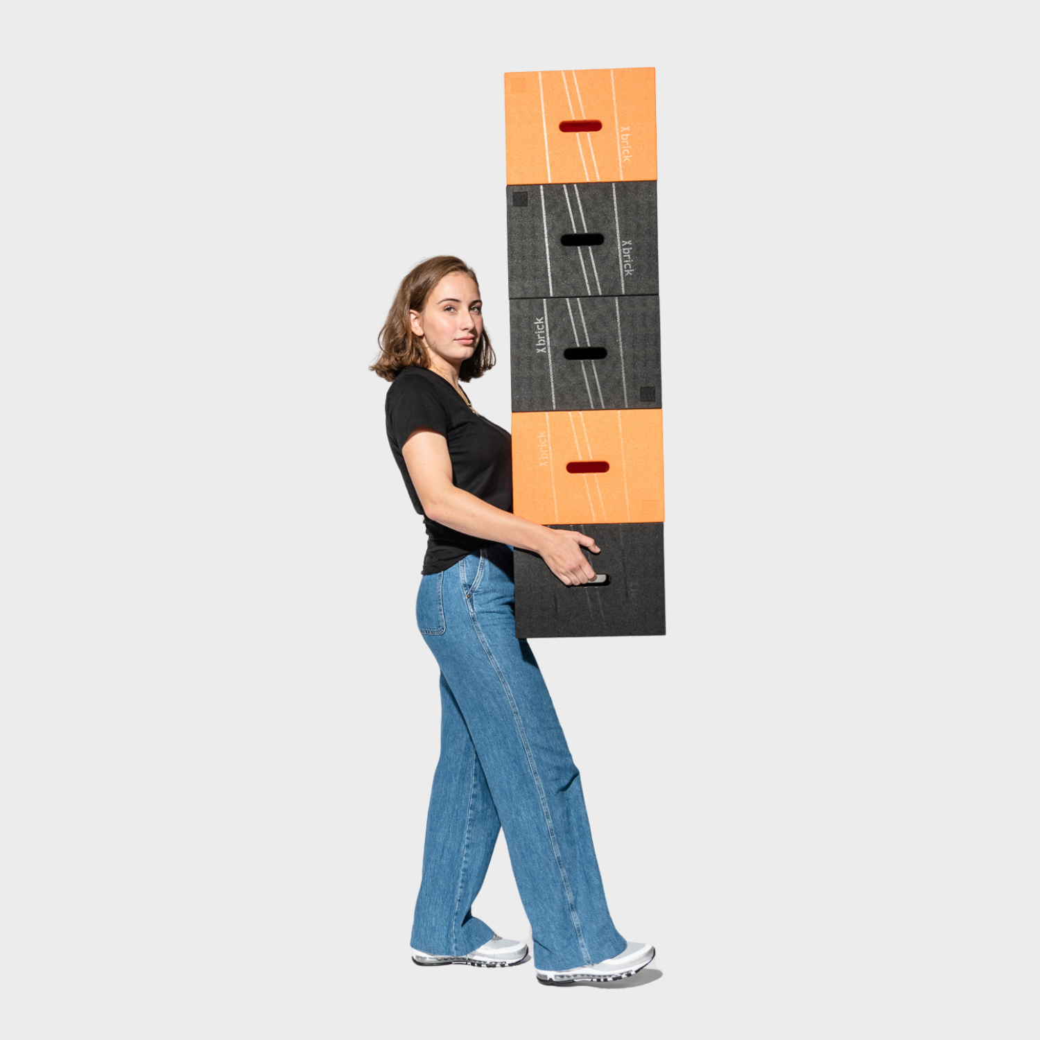 Multifunctional furniture - Xbrick® orange