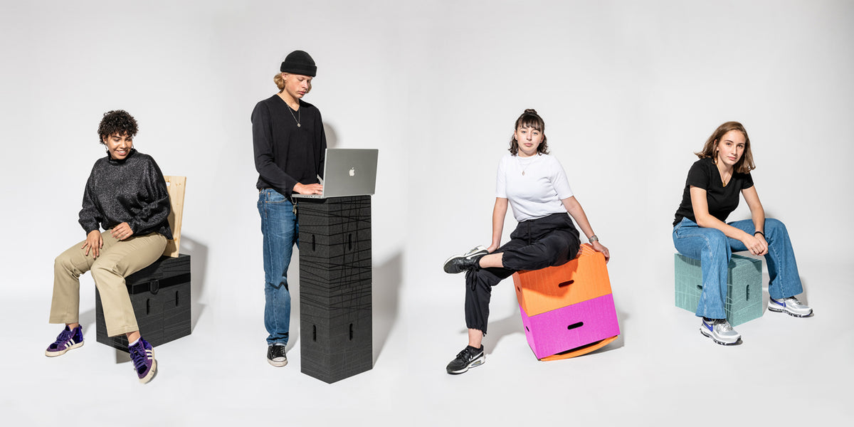 Xbrick® - mobiler Multifunktionshocker für agile Räume