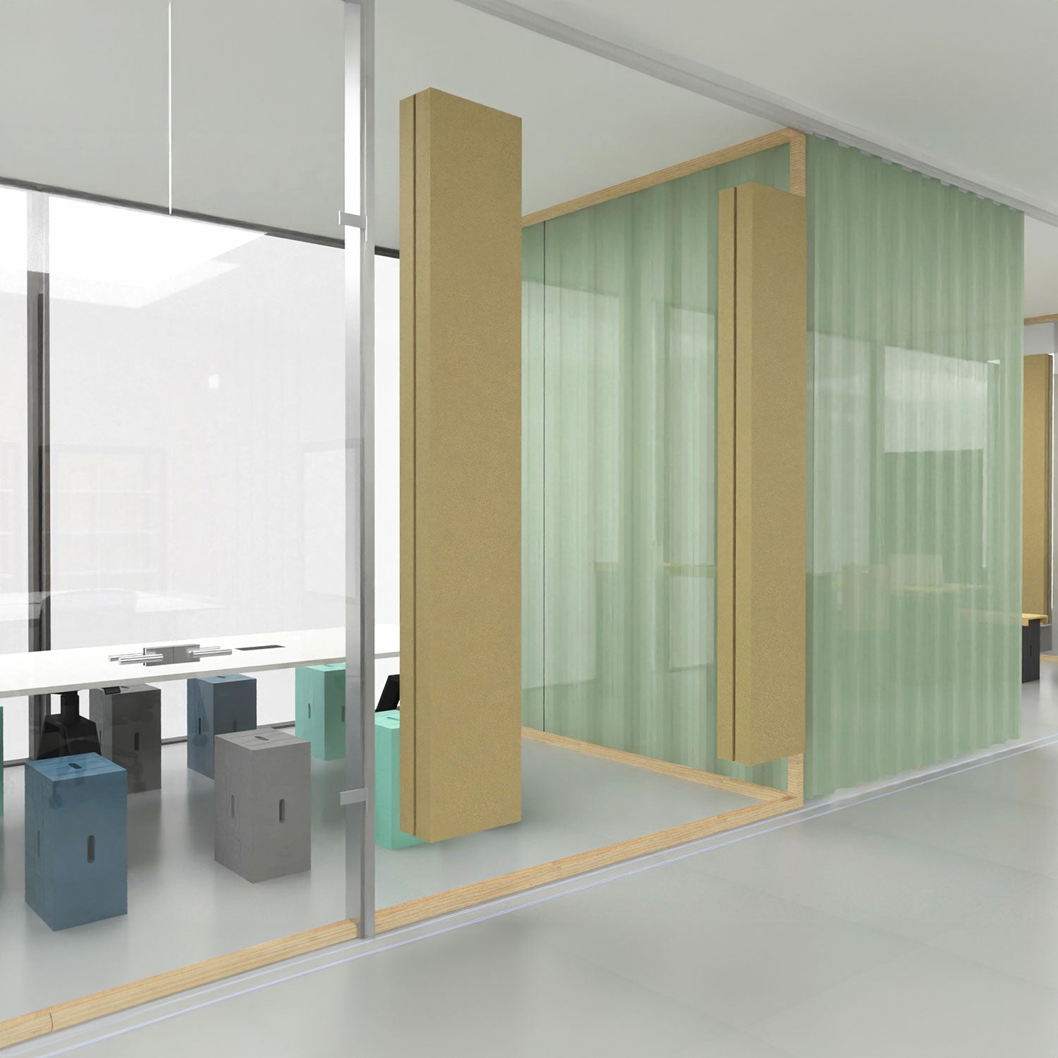 Glass partition system – 758 divide