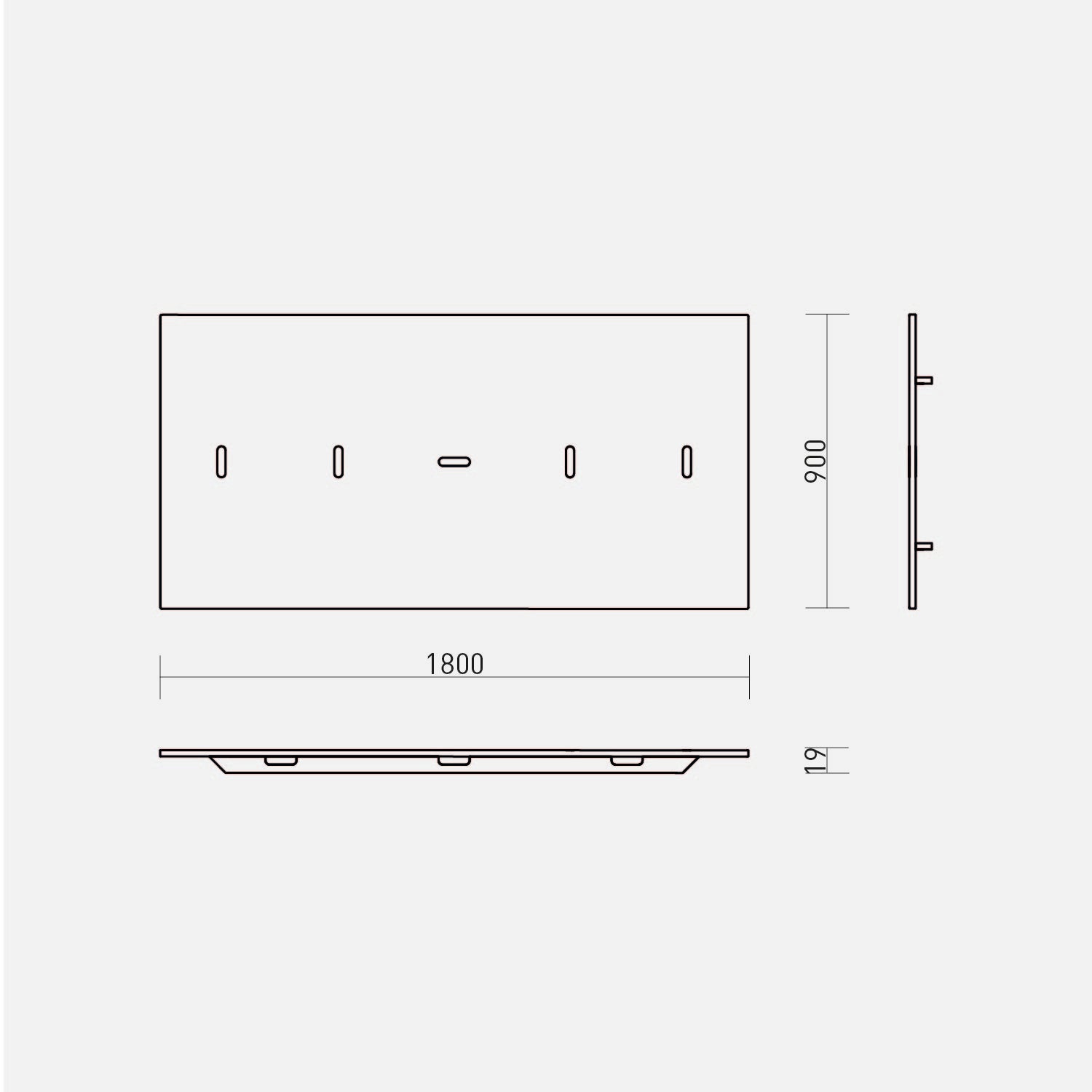 Tischplatte - X-table