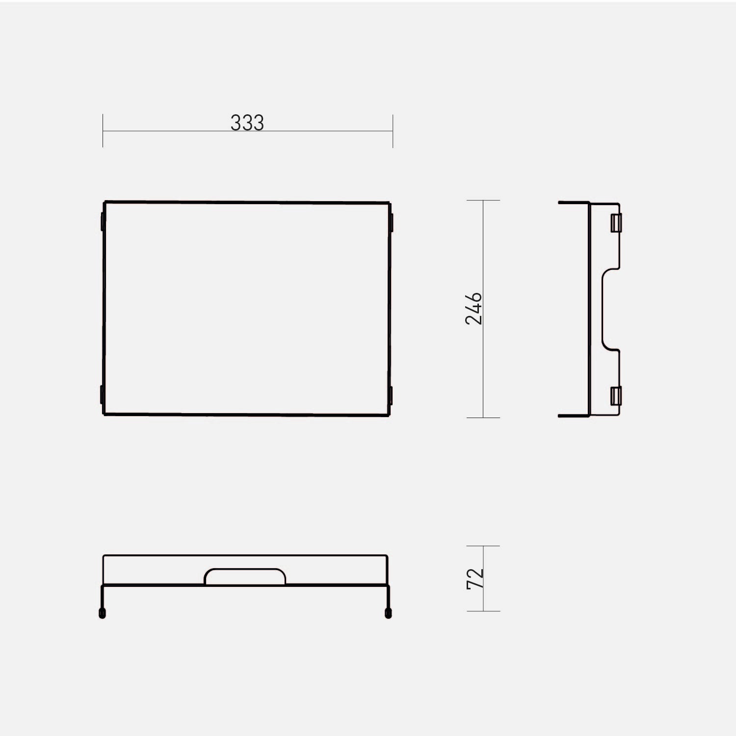 Tablett - X-tray